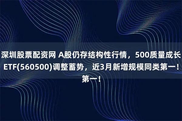 深圳股票配资网 A股仍存结构性行情，500质量成长ETF(560500)调整蓄势，近3月新增规模同类第一！